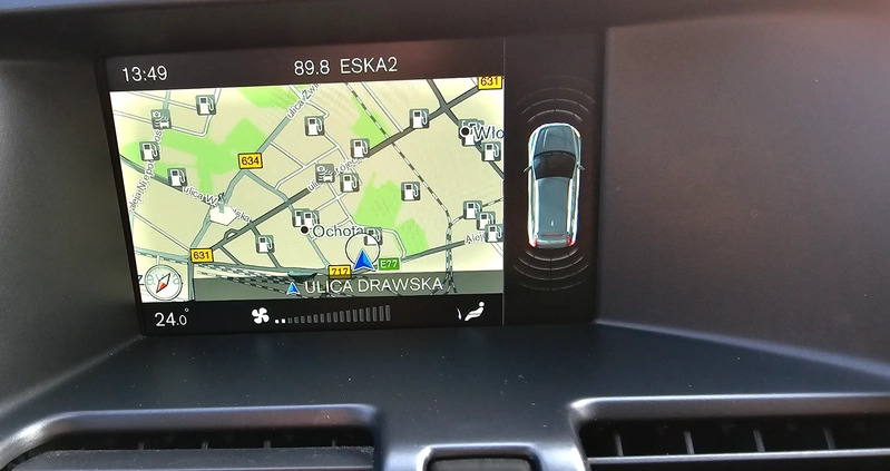 Volvo XC 60 cena 92400 przebieg: 142000, rok produkcji 2016 z Lidzbark małe 631